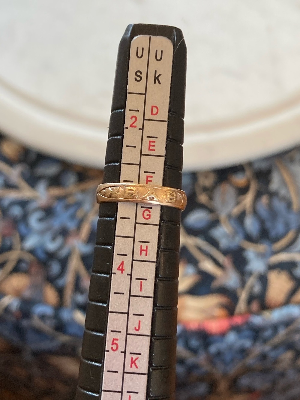 Antique Victorian “BABY” Engraved Ring, Size 3 - Picture 14 of 14